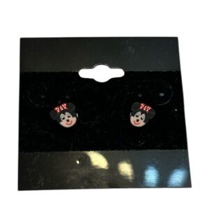 Minnie Mouse Earrings | Kids Studs | Cute Retro Style